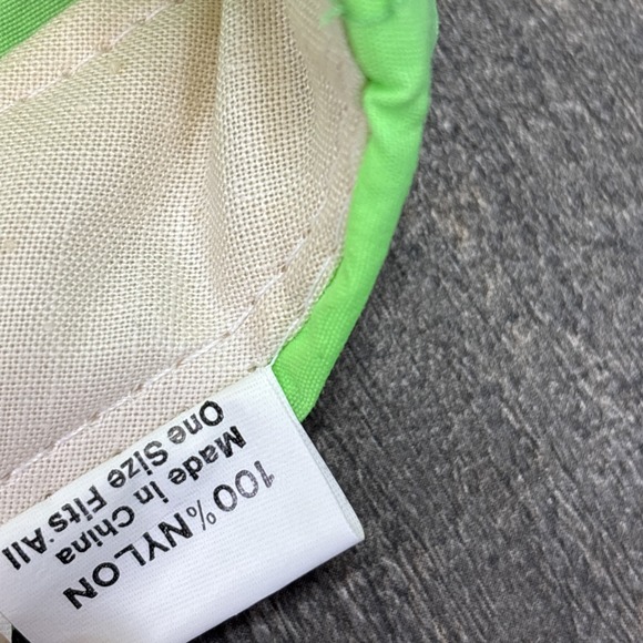 Vintage Miller Genuine Draft Hat Neon Green Adjustable Snapback Cap Beer Promo - Picture 7 of 7